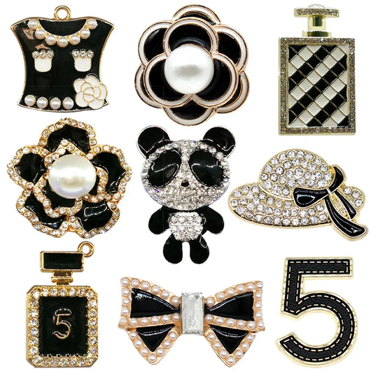 Crocs Noir Pins